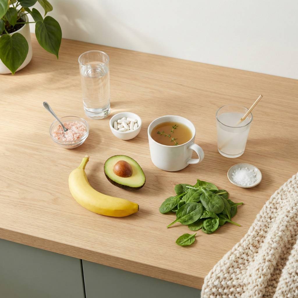 Lindremidler mot keto-influensa - elektrolyter och væske