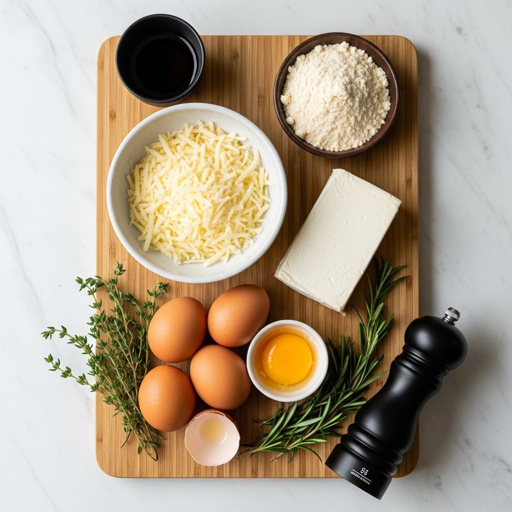 Ingredienser till salt ostebotten