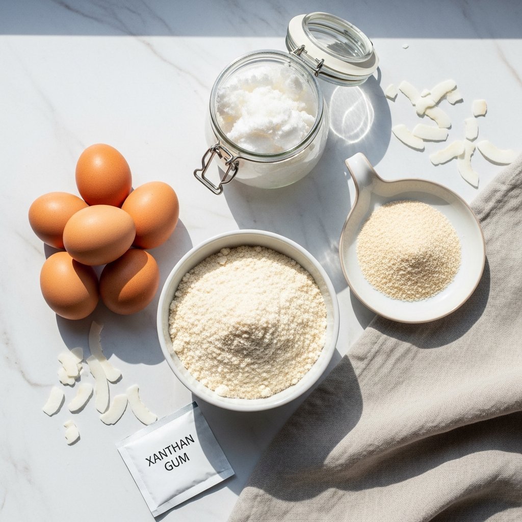 Ingredienser till kokosbotten