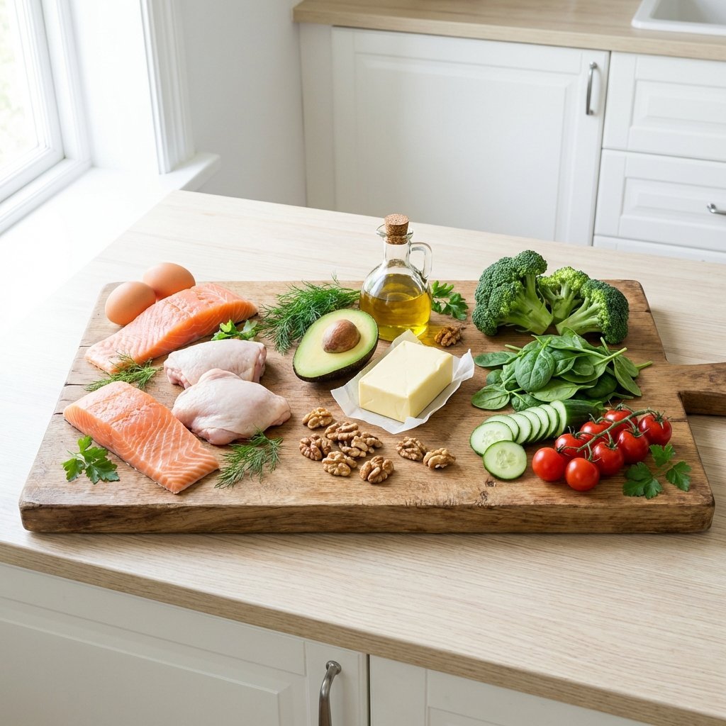 Gyllenbrune keto-kanelbullar på bakplåtskpapper