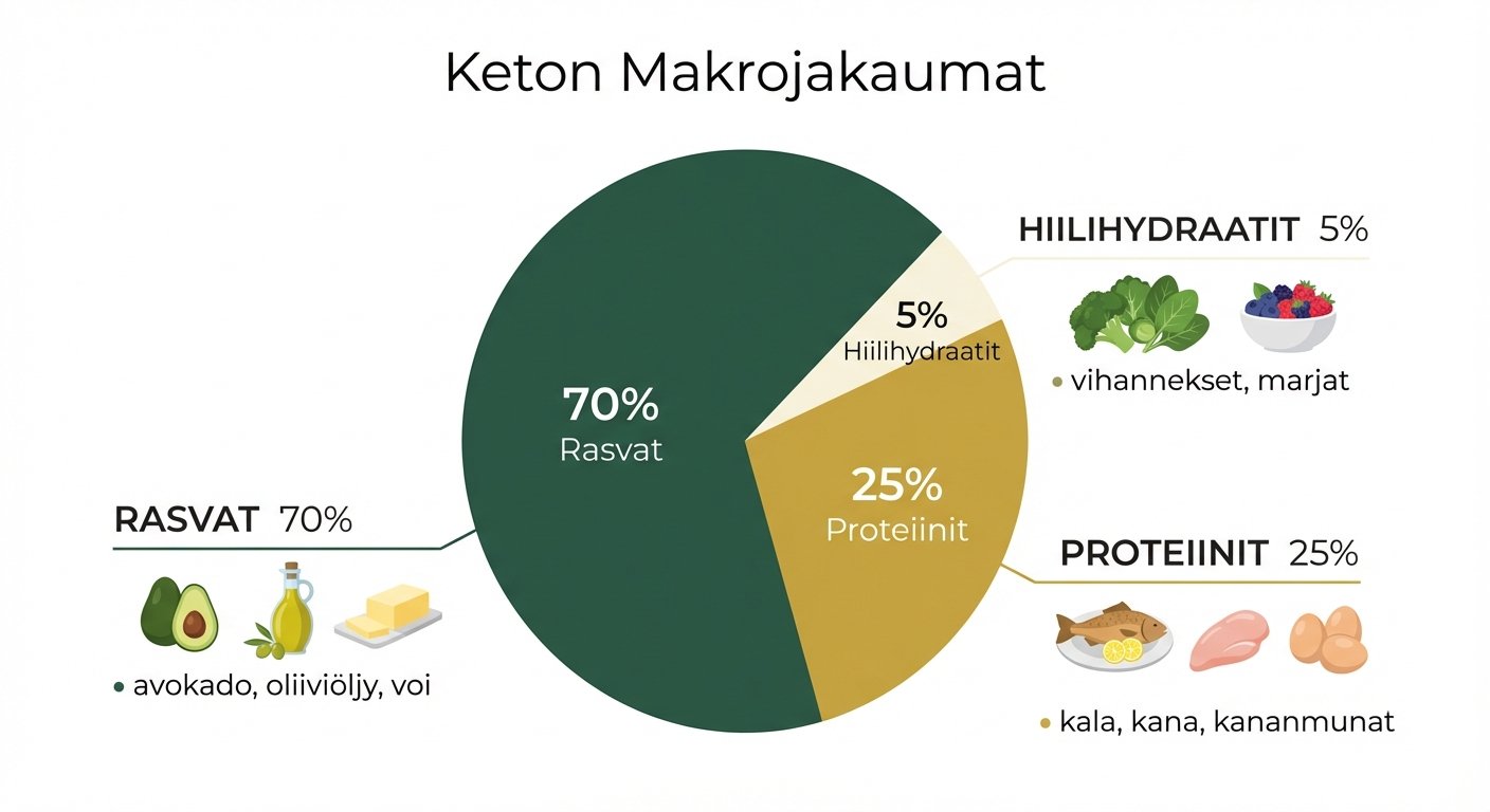 Keto makron beräkning