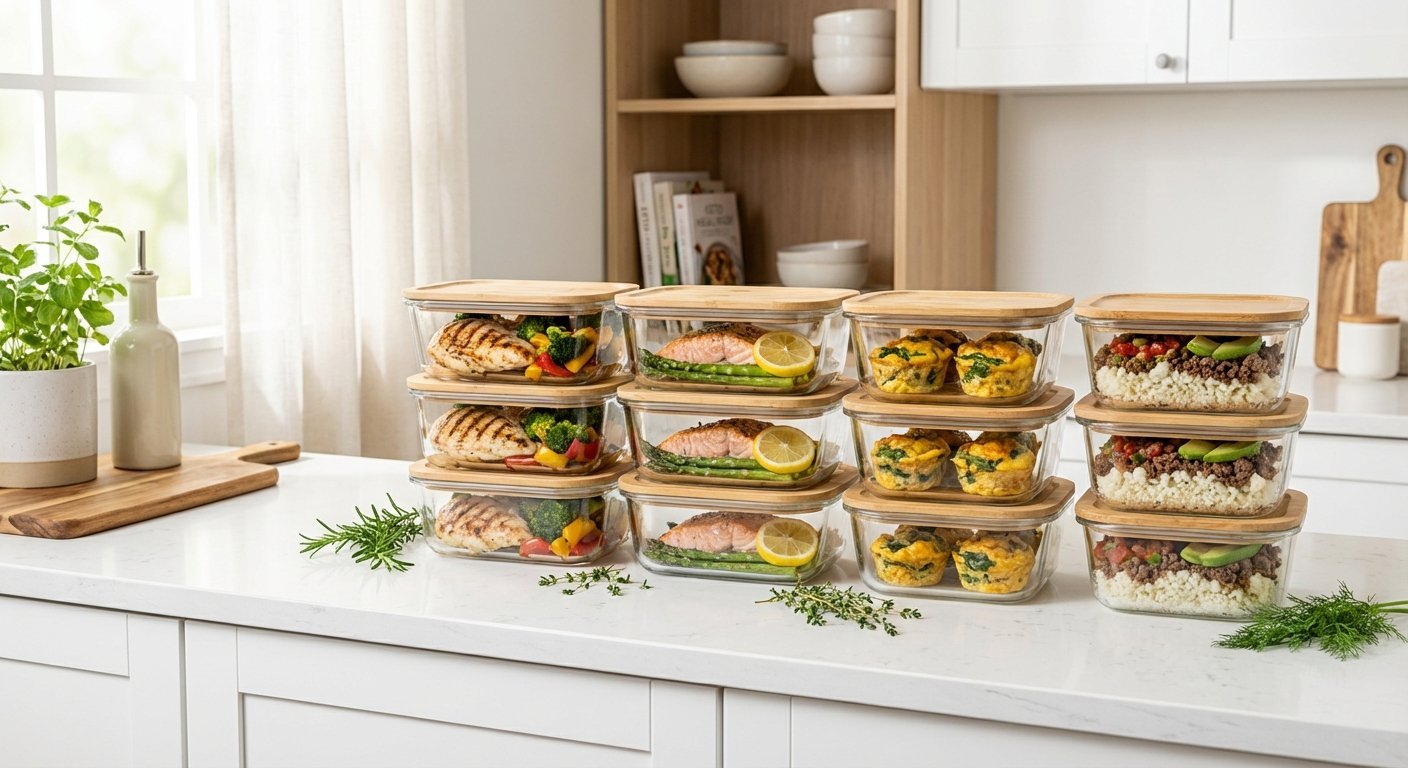 Keto veckoplan – förberedelse av måltider