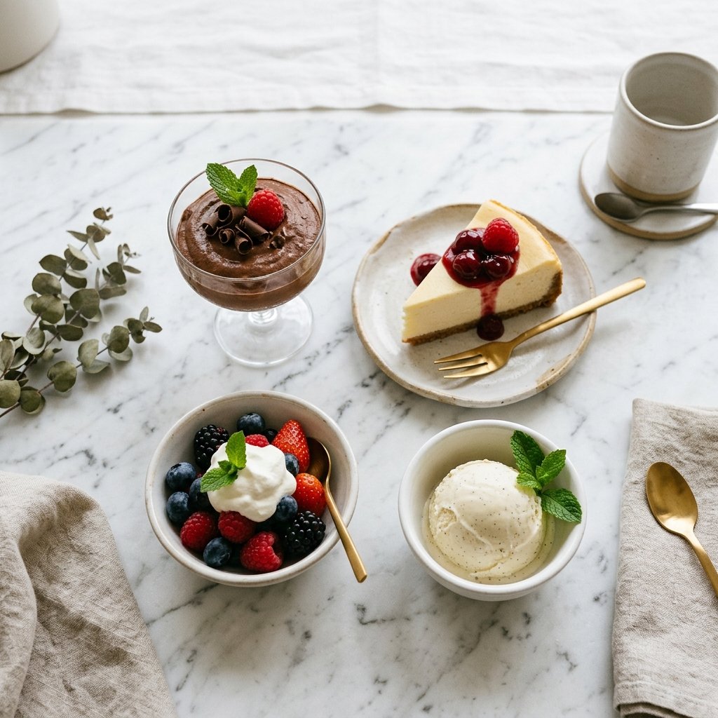 Keto efterr&auml;tter: mousse, cheesecake, b&auml;r och glass