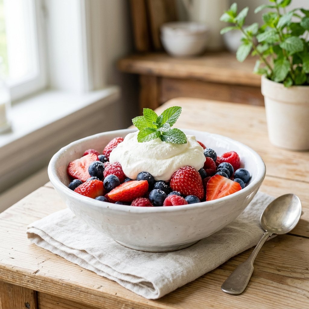 B&auml;r med vispad gr&auml;dde