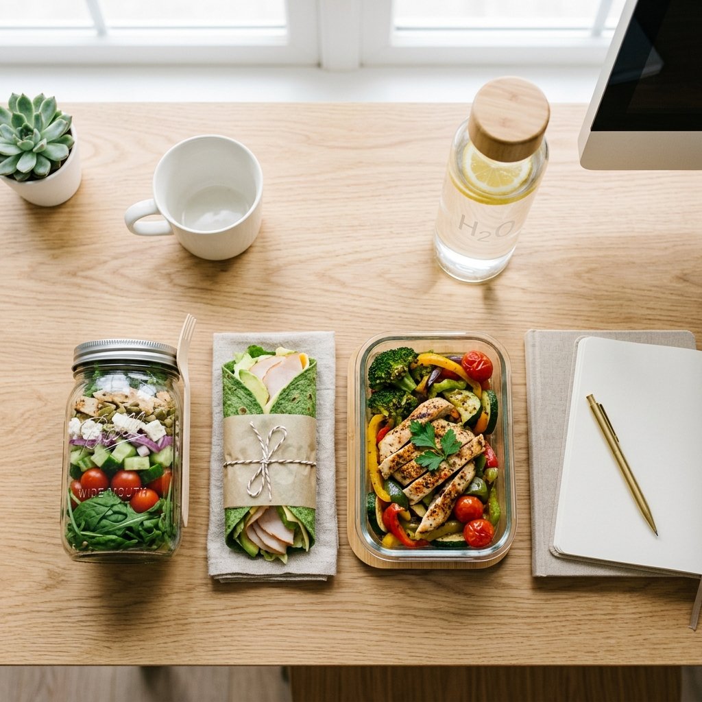 Keto lunch med matl&aring;dor och sallader