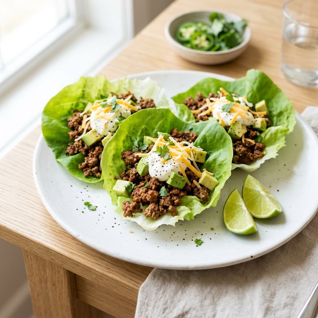 Salladsrullar med k&ouml;ttf&auml;rs