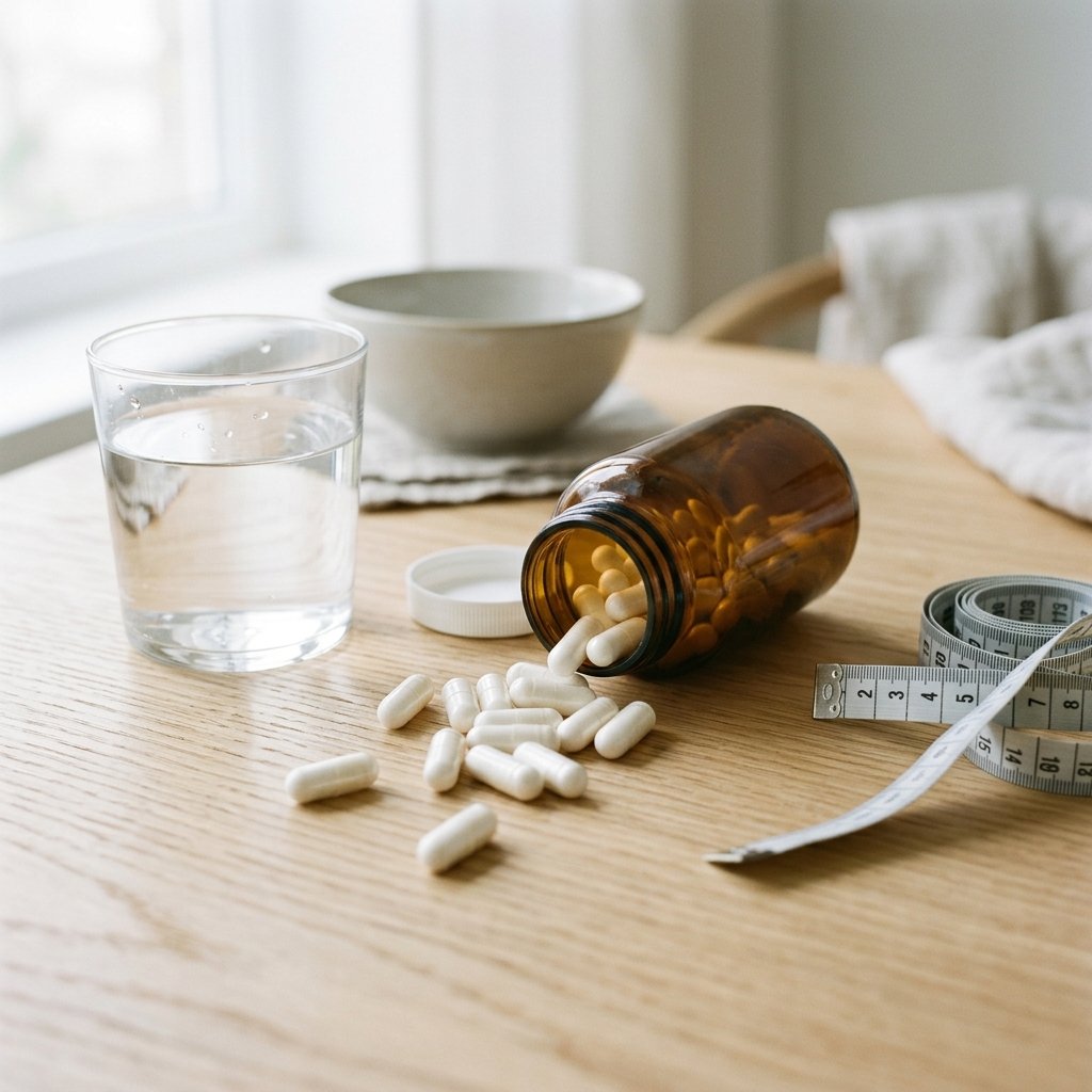 Olika typer av keto-tillskott och kapslar