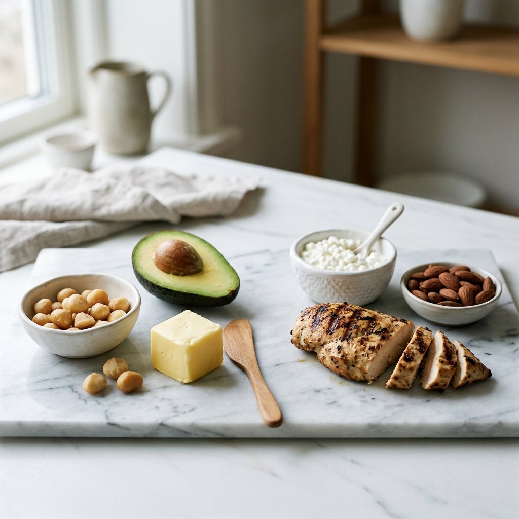 Jämförelse av makrofördelning keto vs LCHF