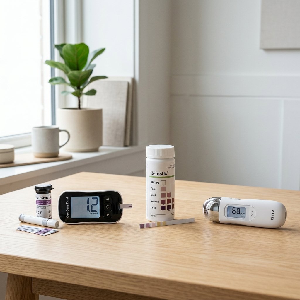 Tre sätt att mäta ketos: blod, urin och andning