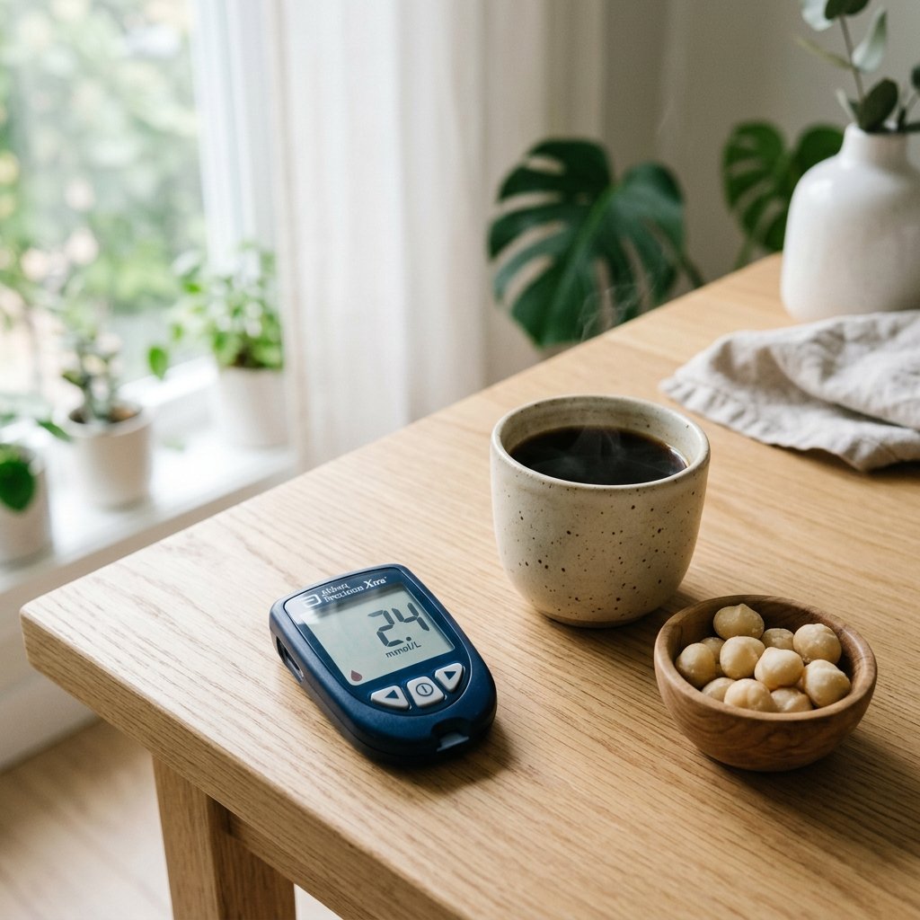 Blodketonmätare med digital display